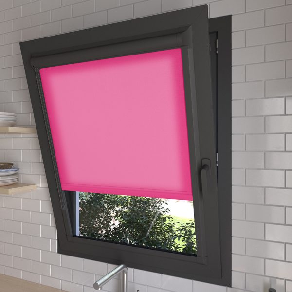 Burst Vibrant Pink Perfect Fit Dimout Roller