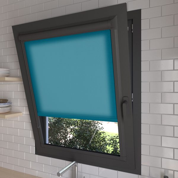 Burst Ocean Green Perfect Fit Dimout Roller