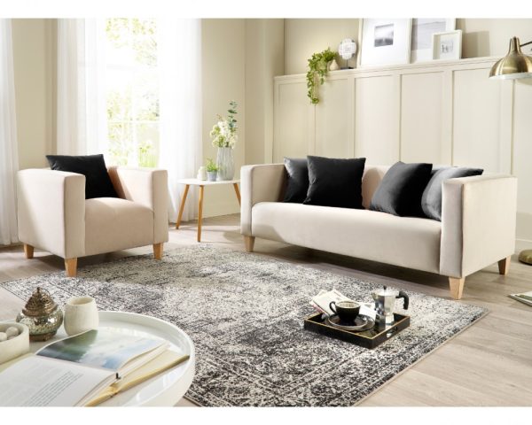 Aspire Bonnie Sofa and Armchair Sets in Plush Velvet