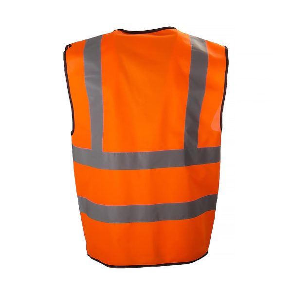 Beeswift WCENGOR Hi-Vis Orange Waistcoat - Image 2