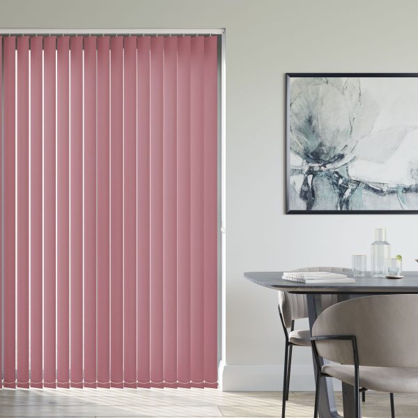 Amor Blushed Plum Vertical Blind