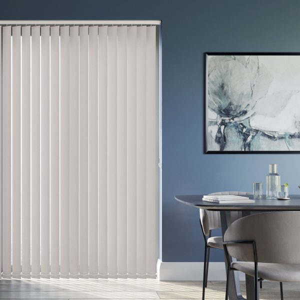 Amor Soft Grey Vertical Blind