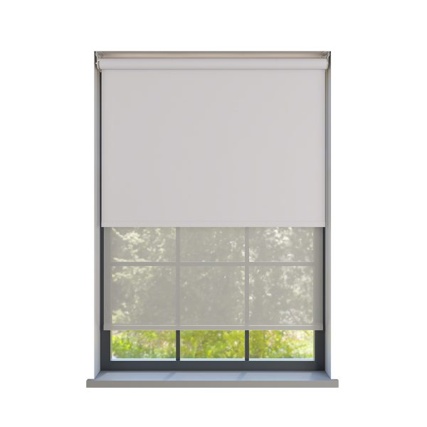 Amor Soft Grey with Haze Soft Grey Double Roller Blind