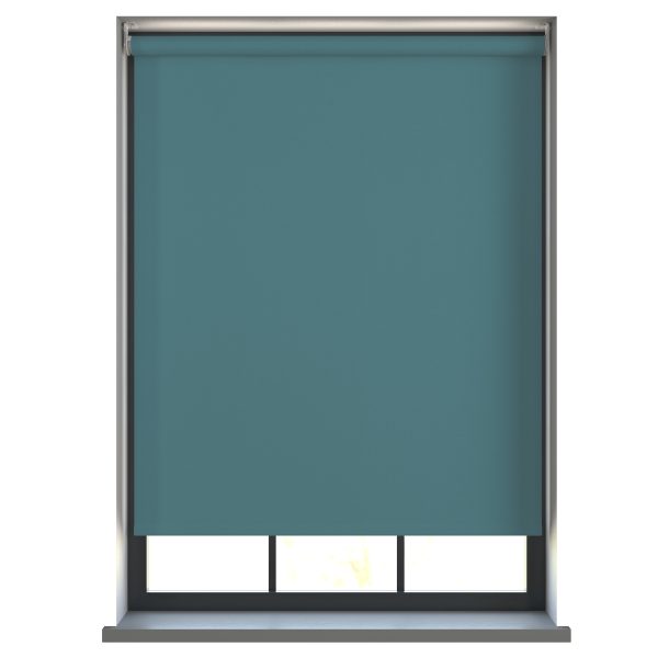 Amor Muted Teal Roller Blind