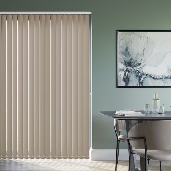 Amor Suede Vertical Blind