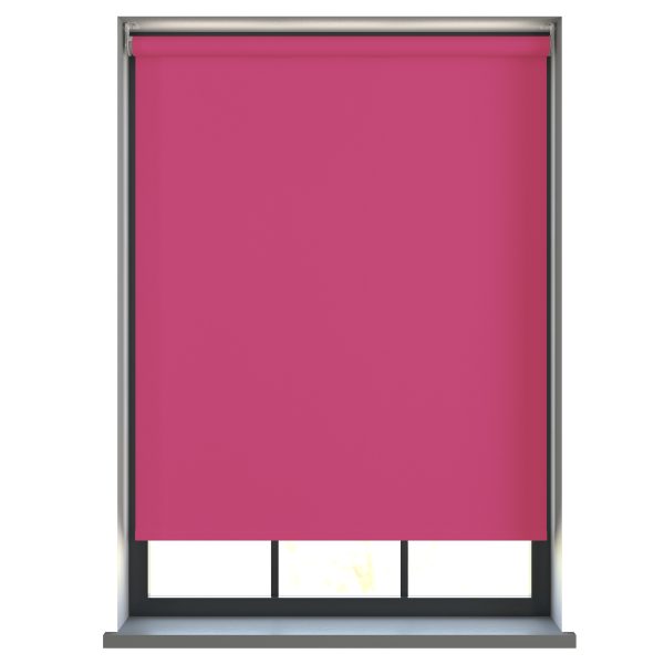 Amor Vibrant Pink Roller Blind