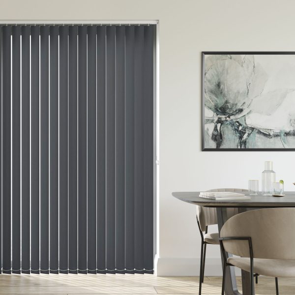 Amor Graphite Vertical Blind