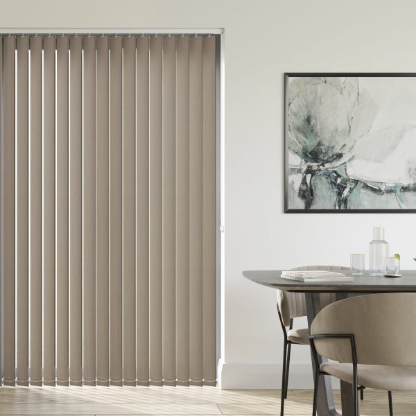 Woven Manatee Vertical Blind