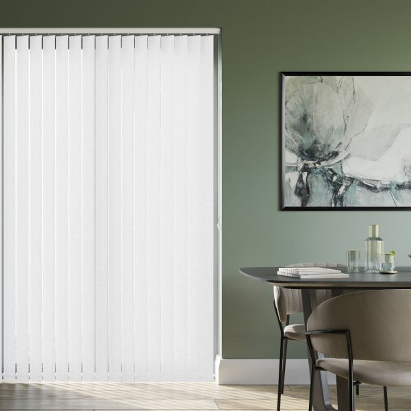 Lux Dark Brilliant White Vertical Blind