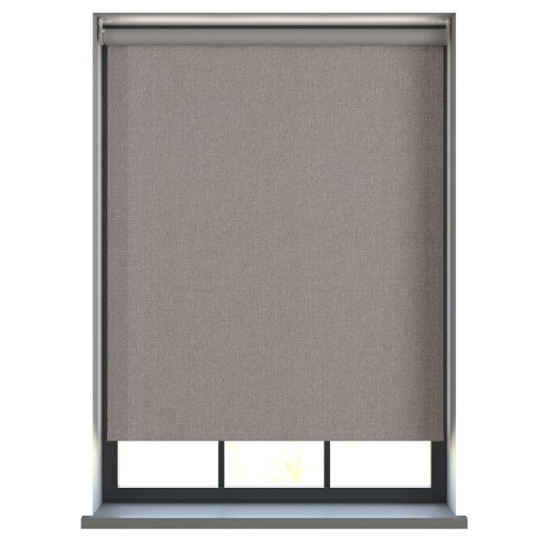 Lux Dark Gravel Roller Blind