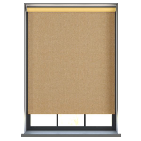 Lux Dark Butterscotch Roller Blind