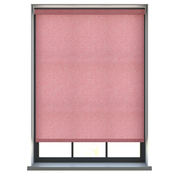 Lux Raspberry Roller Blind