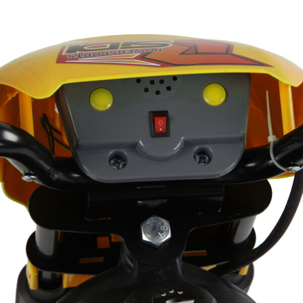 HOMCOM Kids Electric Motorbike Child Ride on Motorcycle 6V Battery Scooter (Yellow)   Aosom UK - Image 9