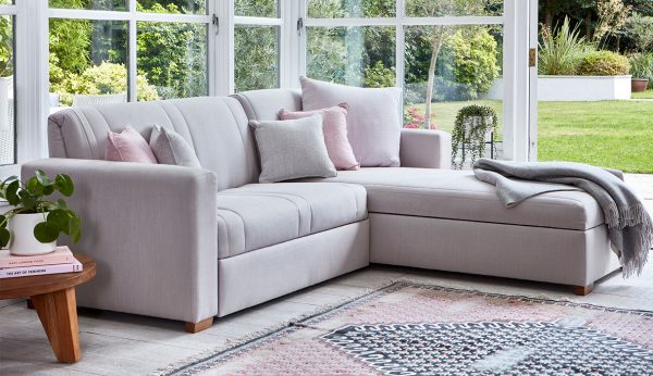 Launceston 3 Seater Storage Chaise Sofa Bed