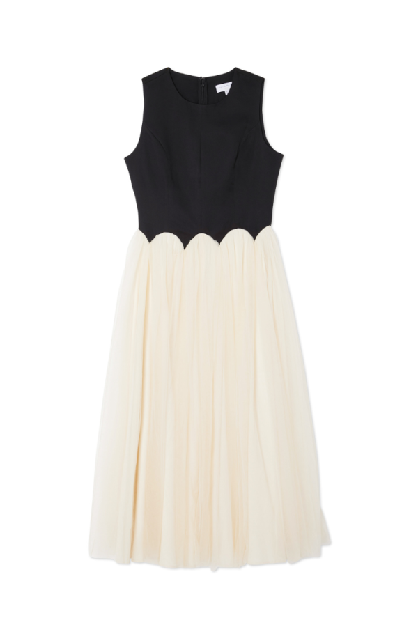 Women's and Cream Monika Dress Petite in Black, Size 12 by Never Fully Dressed - Image 10