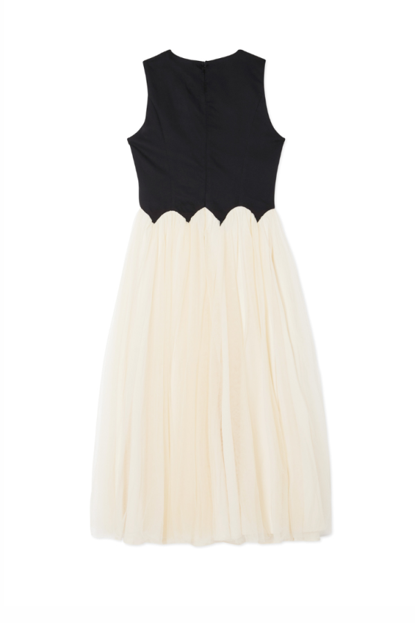 Women's and Cream Monika Dress Petite in Black, Size 12 by Never Fully Dressed - Image 11