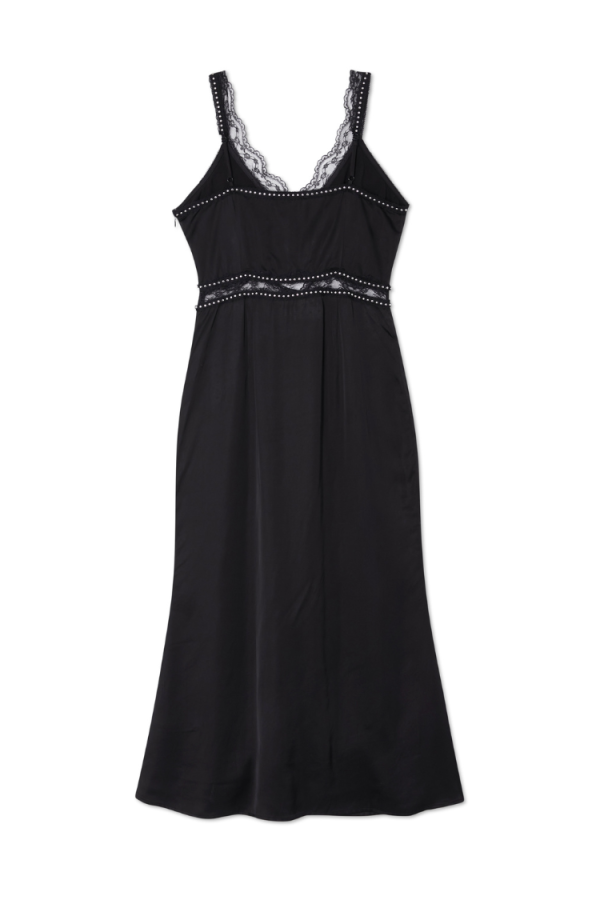 Women's Mimi Dress With Stud Trim in Black, Size 14 by Never Fully Dressed - Image 9