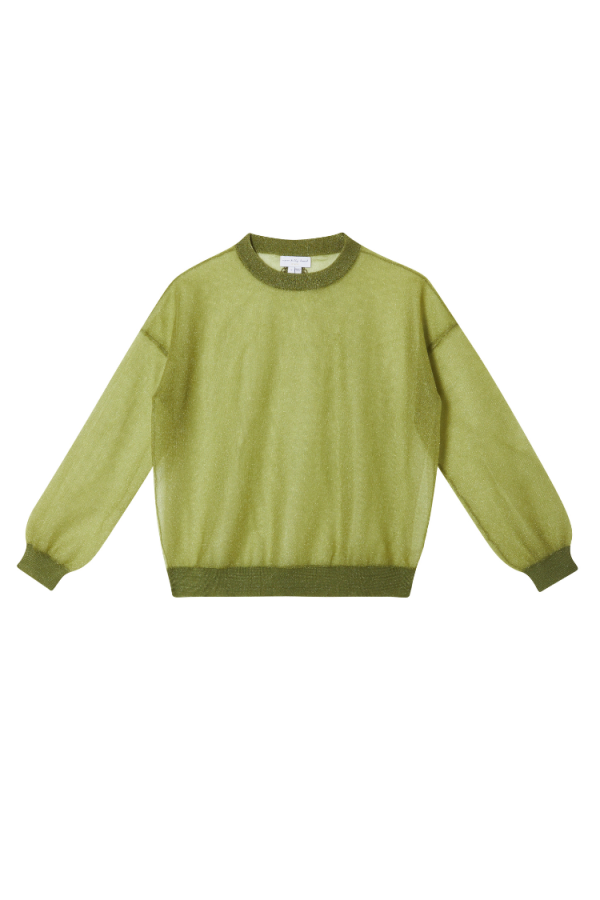 Women's Zazi Jumper in Green, Size 3XL by Never Fully Dressed - Image 8