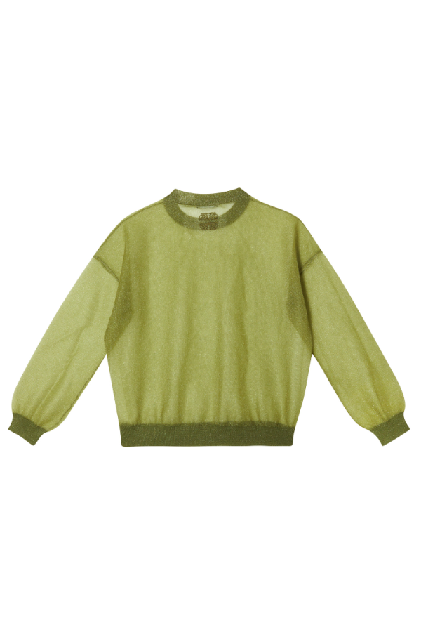 Women's Zazi Jumper in Green, Size 3XL by Never Fully Dressed - Image 10