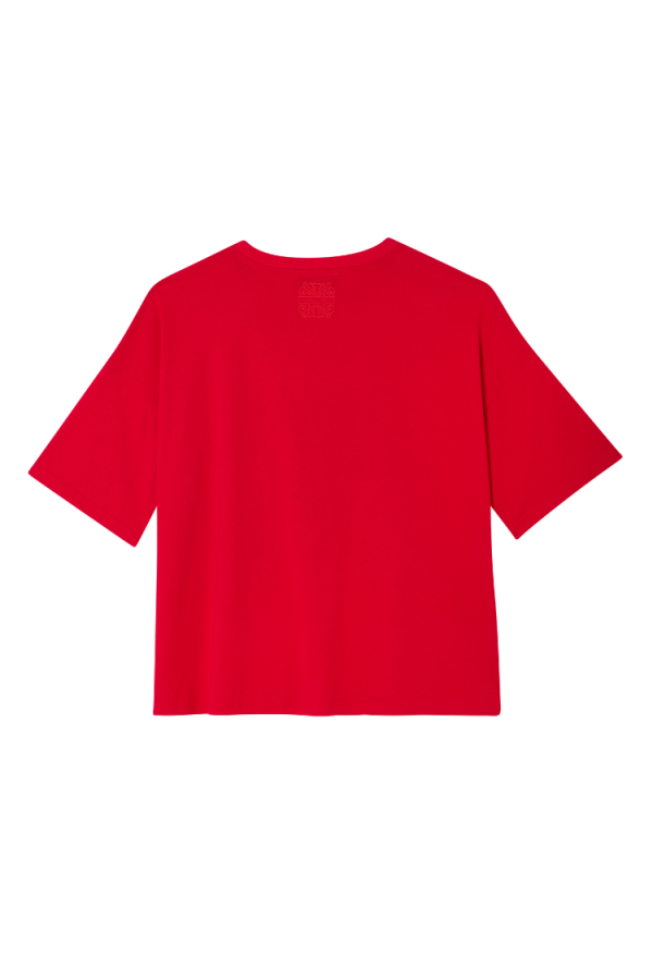 Women's NFD T-shirt in Red, Size Medium, 100% Cotton by Never Fully Dressed - Image 9