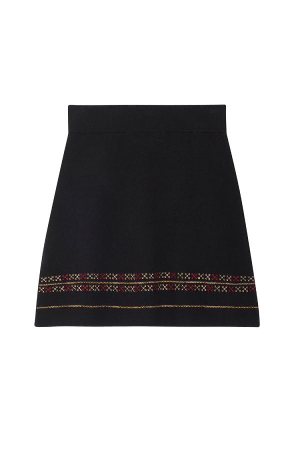 Women's Running Wilder Jake Skirt in Black, Size Small by Never Fully Dressed - Image 7