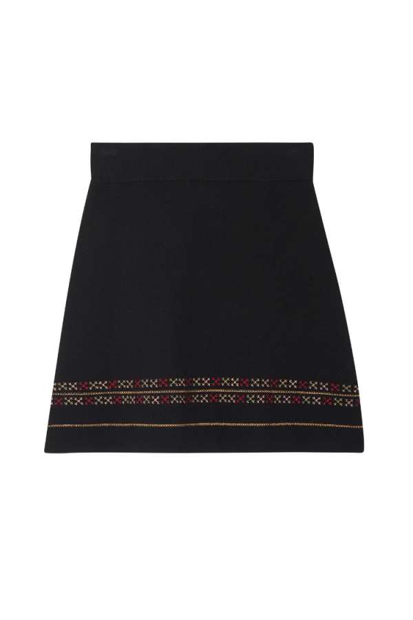 Women's Running Wilder Jake Skirt in Black, Size Small by Never Fully Dressed - Image 9