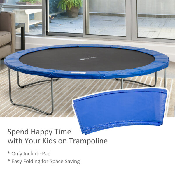 Homcom Safety Trampoline Pad, 13ft Surround Foam Padding, Outdoor Activity Protection, Blue and Green   Aosom UK - Image 5