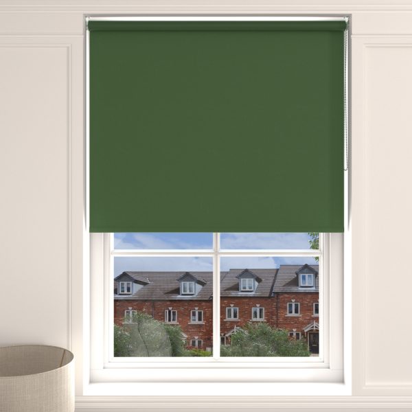 Palate Olive Green Roller Blind