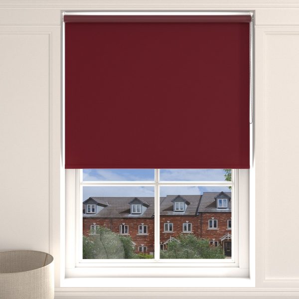 Palate Pillarbox Red Roller Blind