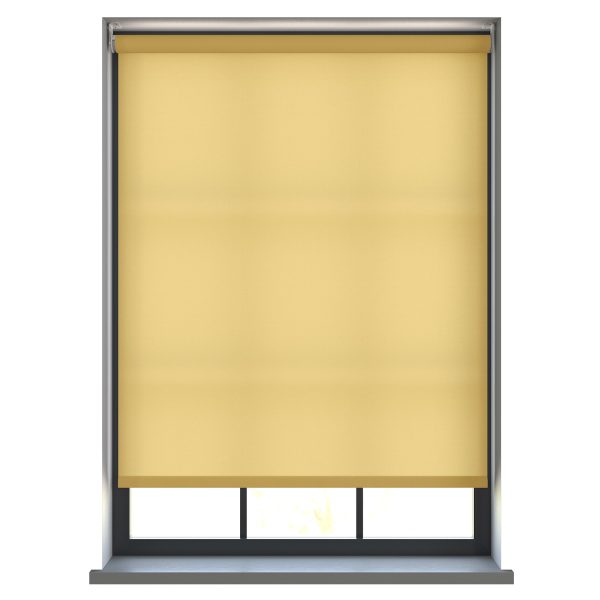 Burst Pastel Yellow Roller Blind