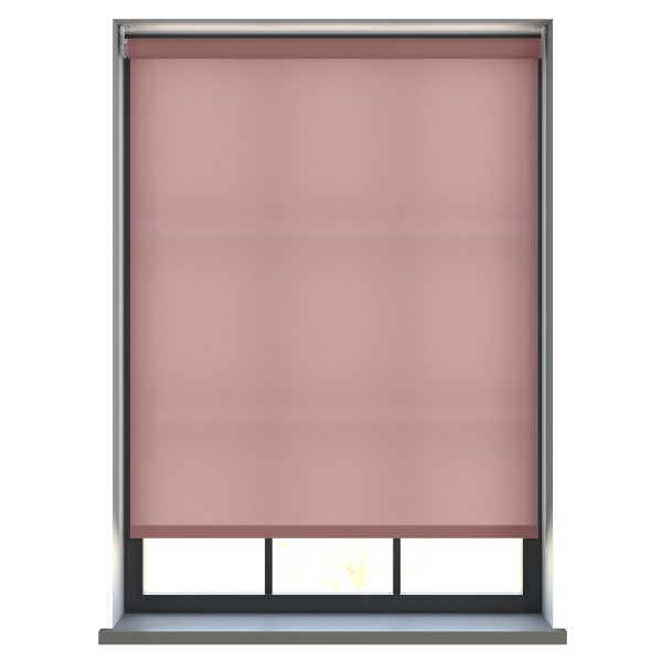 Burst Soft Peach Roller Blind