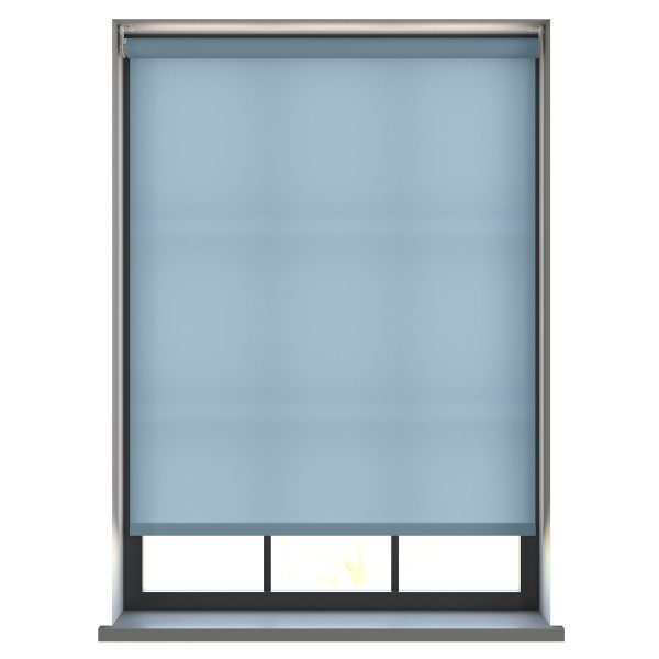 Burst Sky Blue Roller Blind