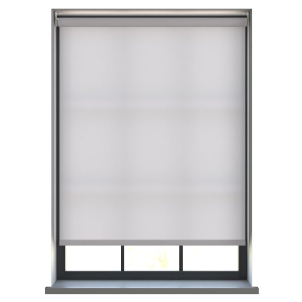 Burst Soft Grey Roller Blind