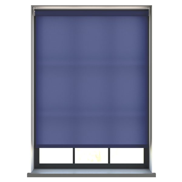 Burst Navy Blue Roller Blind