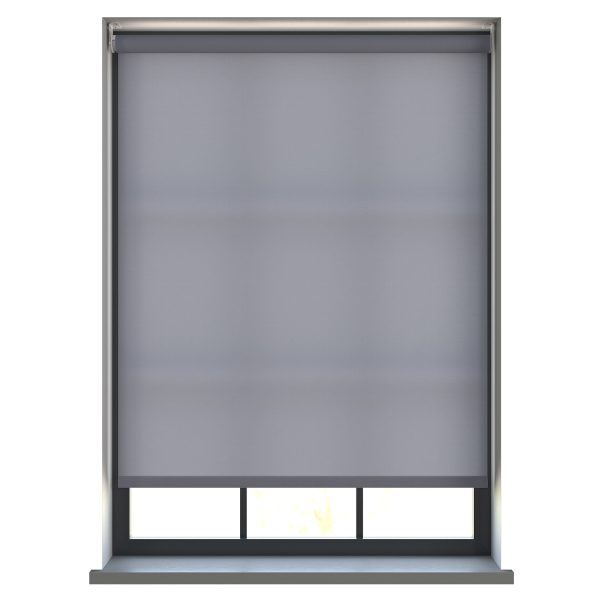 Burst Stormy Grey Roller Blind