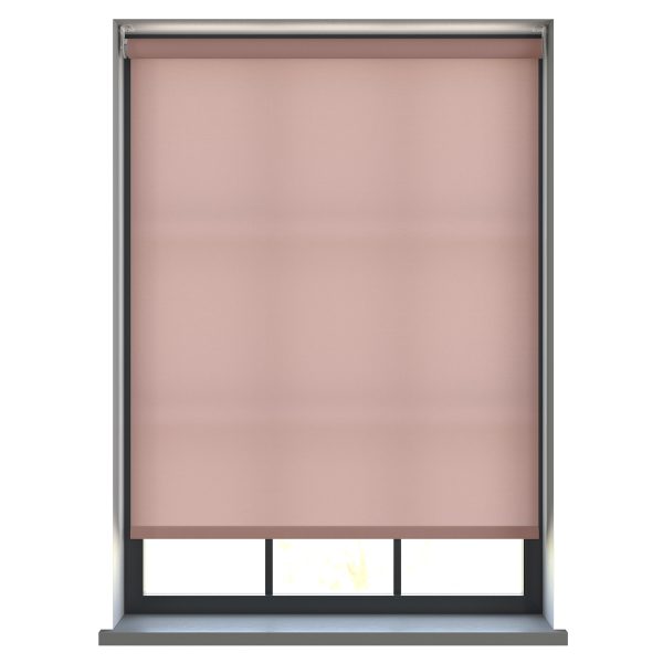 Burst Champagne Pink Roller Blind