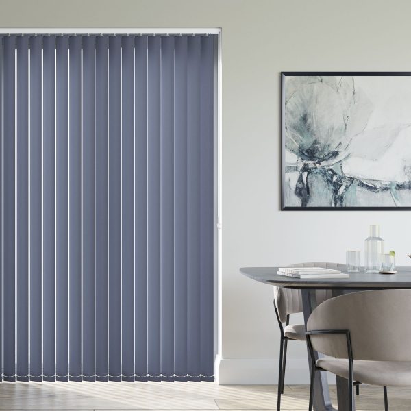 Burst Royal Blue Vertical Blind