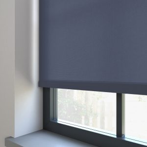 Burst Royal Blue - Electric Roller Blind