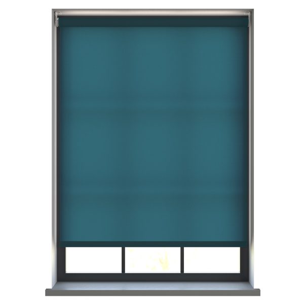 Burst Ocean Green Roller Blind