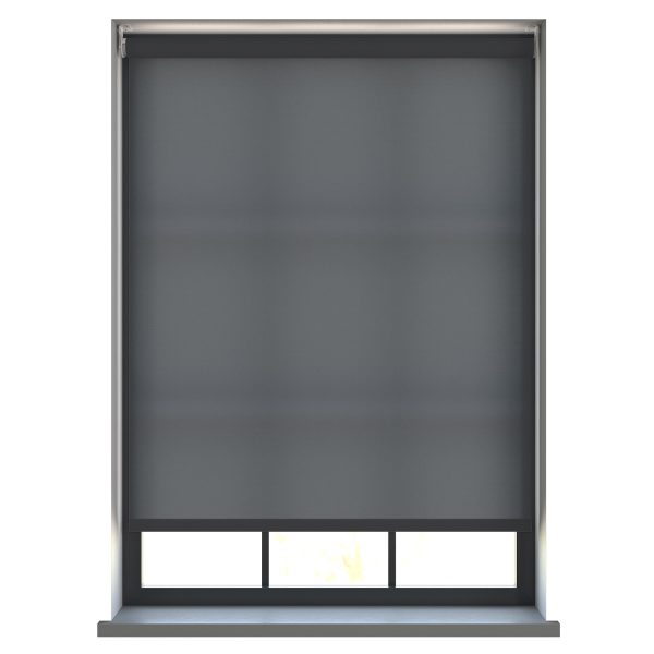 Burst Graphite Roller Blind