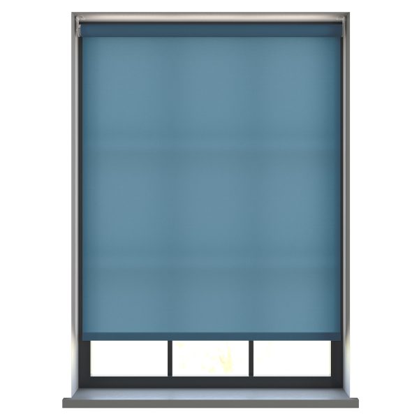 Burst Pastel Blue Roller Blind