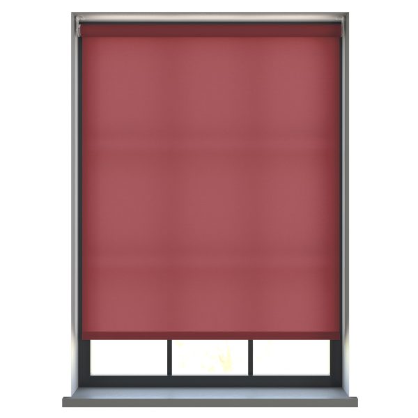 Burst Rouge Roller Blind