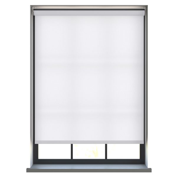 Burst White Lotus Roller Blind