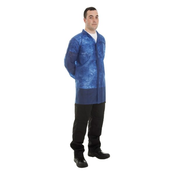 Supertouch 172 Non-Woven Velcro Fastening Visitors Coats - Image 2