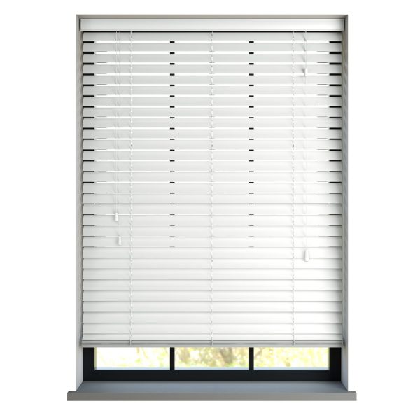 Essentials White Wood Venetian Blind