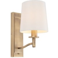 Ortona 1 Light Wall Light - Brass