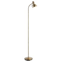 Amalfi 1 Light Floor Lamp - Antique Brass