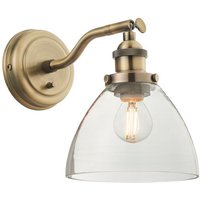 Hansen 1 Light Wall Light - Brass