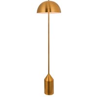 Nova 1 Light Floor Lamp - Antique Brass