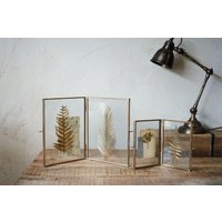 nkuku Folded Danta Frame | Decorative Accessories | Antique Brass | Portrait "8 x 10"